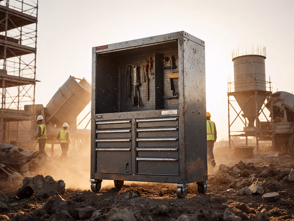 Heavy Duty Storage Cabinet: Built for Job Site Chaos