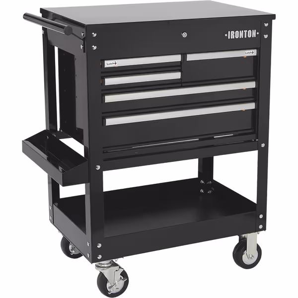 Ironton 30in. 5-Drawer Mechanic's Tool Cart
